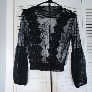 Lace top size M. Only worn once.